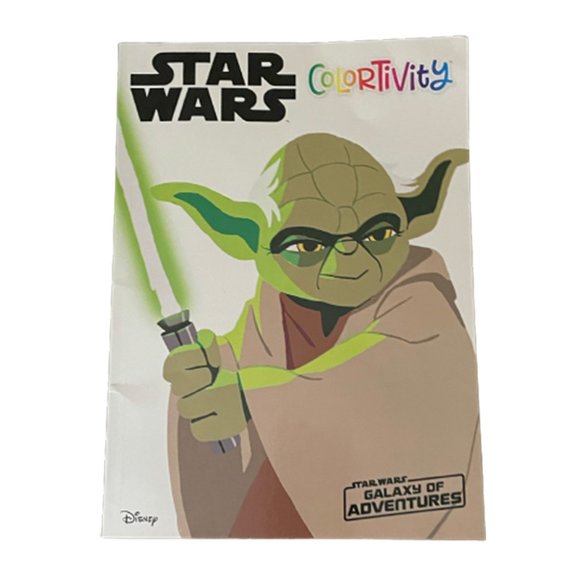 Colortivity Dinsney STAR WARS Galaxy Of Adventures~Coloring & Activity Book - Picture 1 of 4